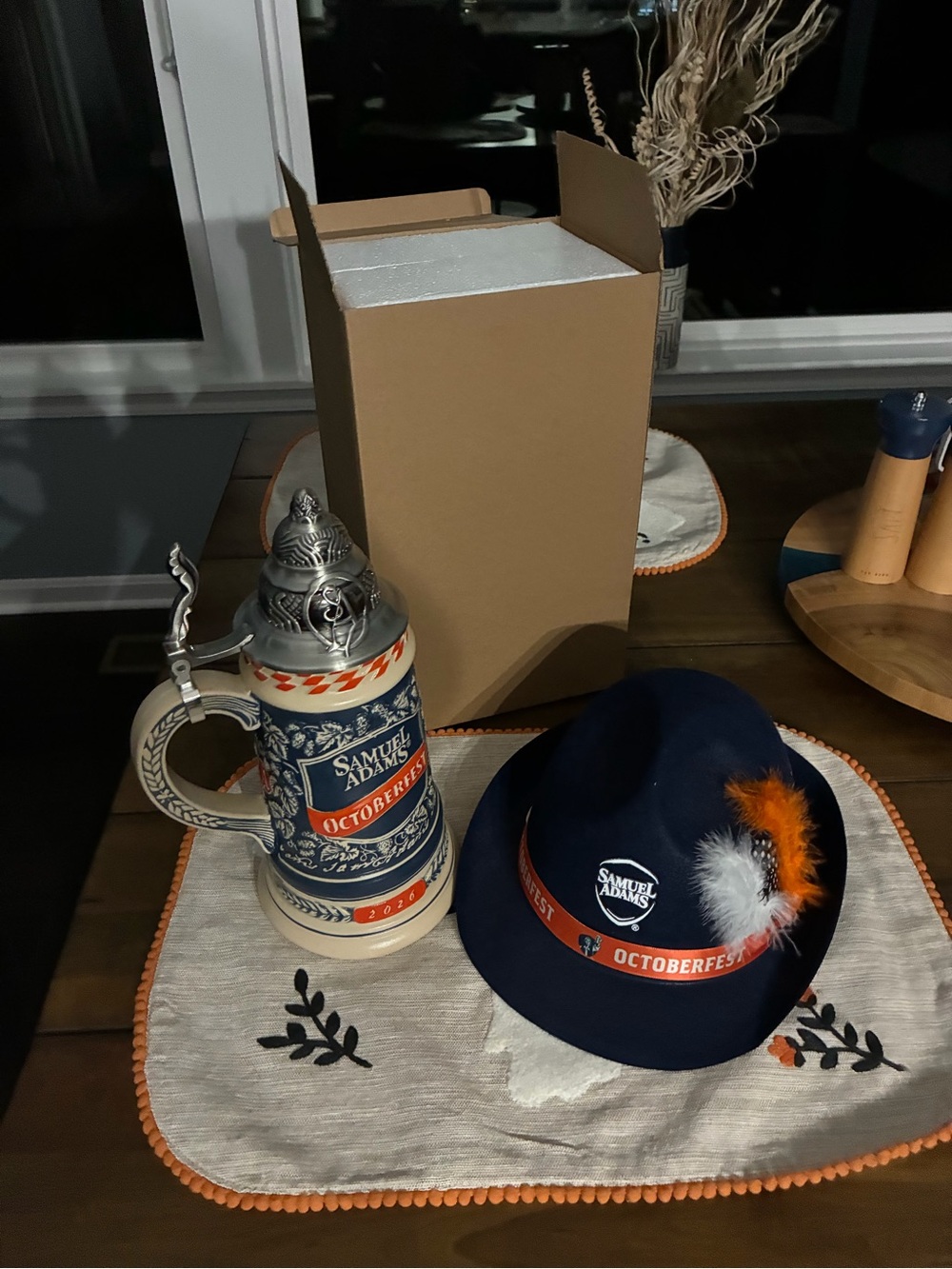 Sam Adams 2026 Octoberfest Hat Beer Stein